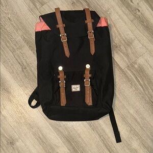 Herschel Supply Company Black and Brown Classic Backpack